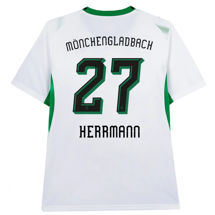 Danxen Hombre Camiseta Michelle Herrmann #27 Blanco Negro Verde 1ª Equipación 2026/27 La Camisa México