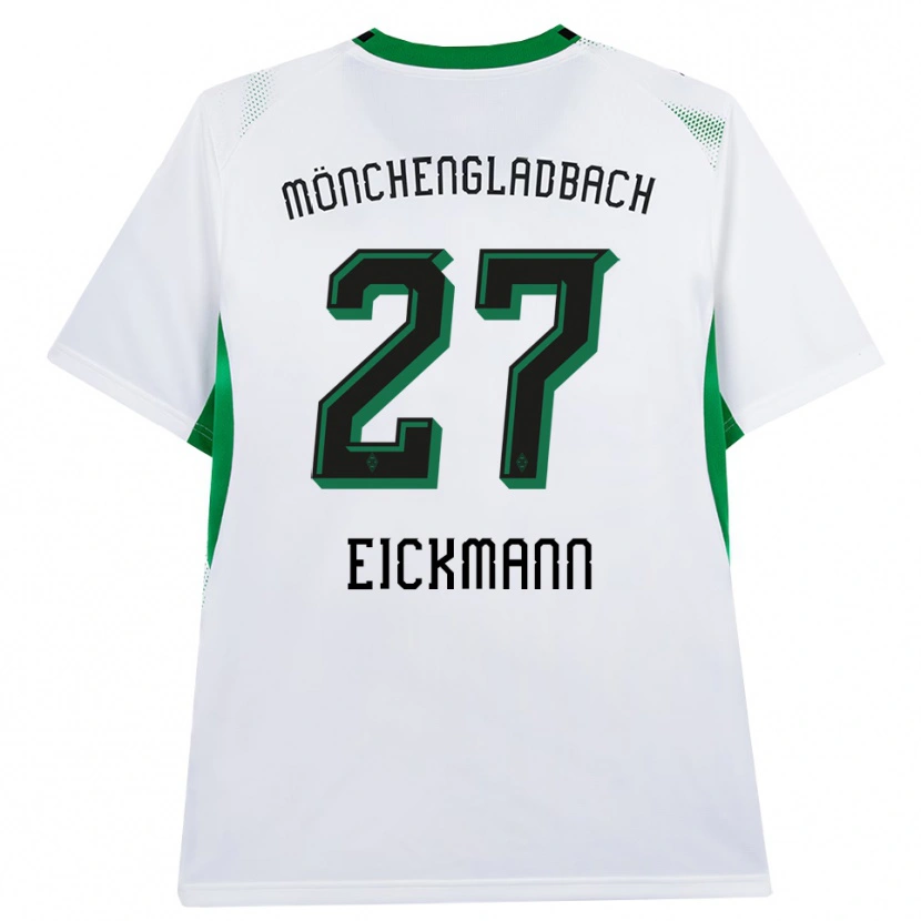 Danxen Hombre Camiseta Mia Eickmann #27 Blanco Negro Verde 1ª Equipación 2026/27 La Camisa México