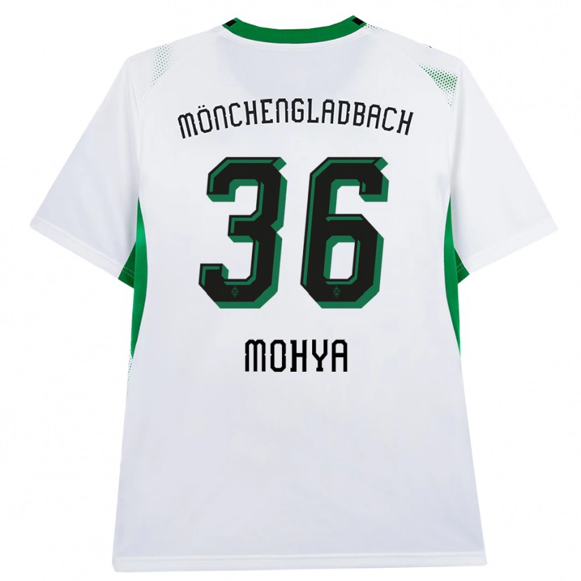 Danxen Hombre Camiseta Wael Mohya #36 Blanco Negro Verde 1ª Equipación 2026/27 La Camisa México
