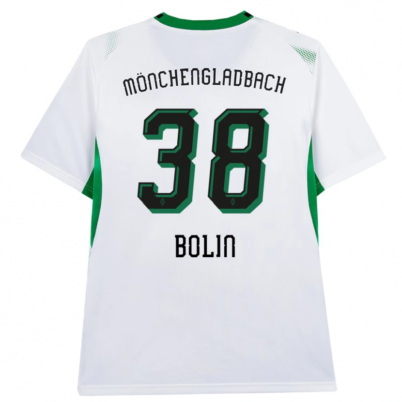 Danxen Hombre Camiseta Hugo Bolin #38 Blanco Negro Verde 1ª Equipación 2026/27 La Camisa México