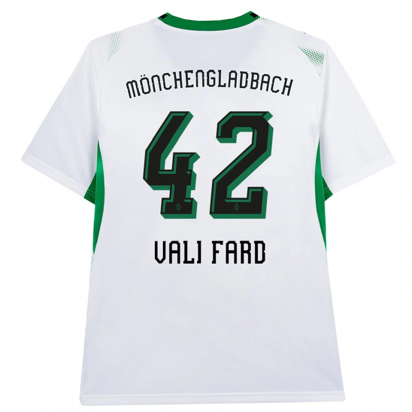 Danxen Hombre Camiseta Elias Vali Fard #42 Blanco Negro Verde 1ª Equipación 2026/27 La Camisa México