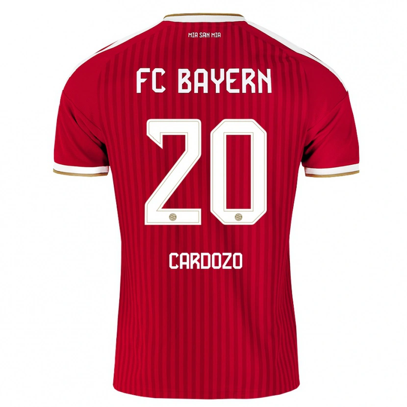 Danxen Hombre Camiseta Maycon Cardozo #20 Rojo Blanco Azul 1ª Equipación 2026/27 La Camisa México