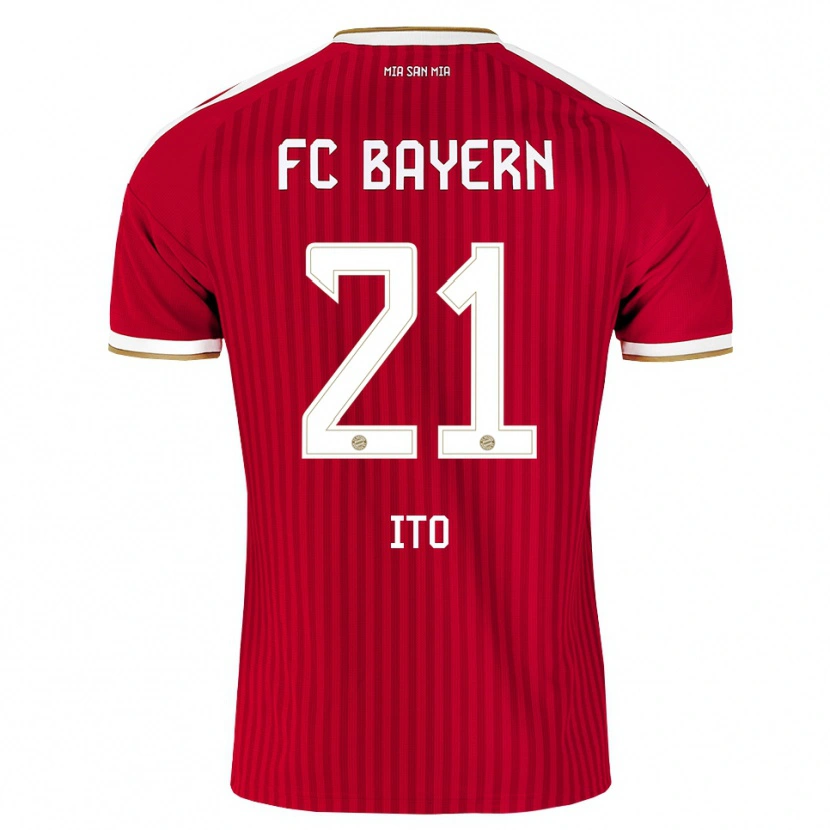 Danxen Hombre Camiseta Hiroki Ito #21 Rojo Blanco Azul 1ª Equipación 2026/27 La Camisa México