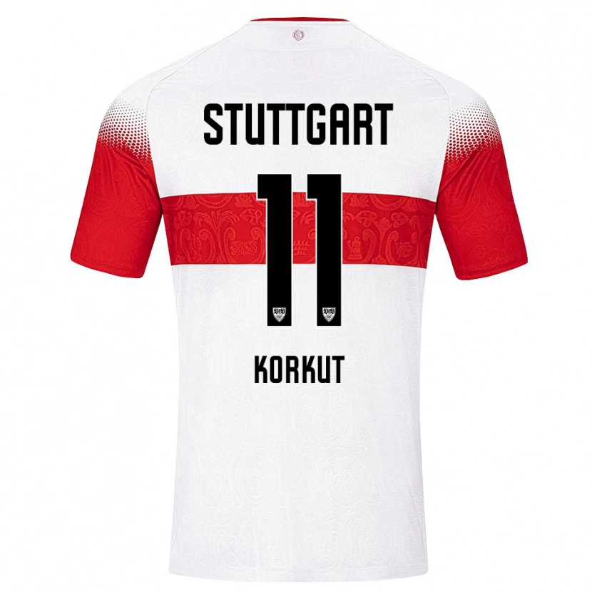 Danxen Hombre Camiseta Efe Korkut #11 Blanco Rojo Amarillo 1ª Equipación 2026/27 La Camisa México