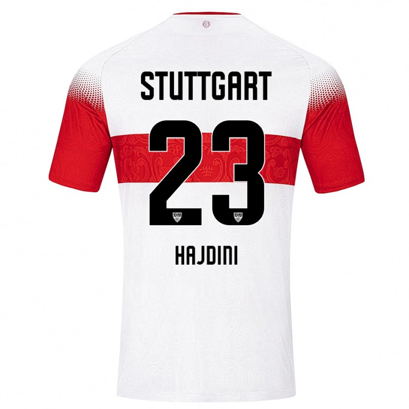 Danxen Hombre Camiseta Deli Hajdini #23 Blanco Rojo Amarillo 1ª Equipación 2026/27 La Camisa México