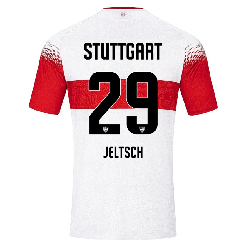 Danxen Hombre Camiseta Finn Jeltsch #29 Blanco Rojo Amarillo 1ª Equipación 2026/27 La Camisa México