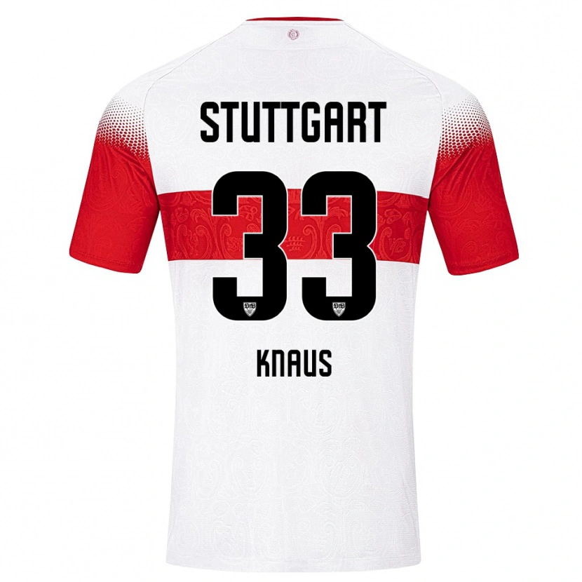 Danxen Hombre Camiseta Jessica Knaus #33 Blanco Rojo Amarillo 1ª Equipación 2026/27 La Camisa México