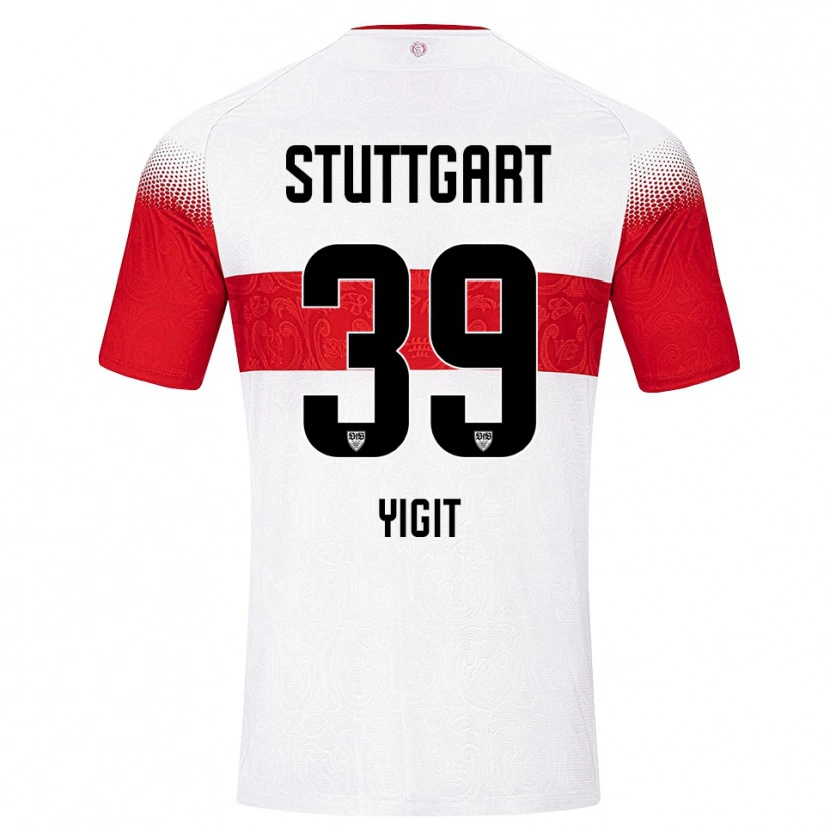 Danxen Hombre Camiseta Ertugrul Yigit #39 Blanco Rojo Amarillo 1ª Equipación 2026/27 La Camisa México