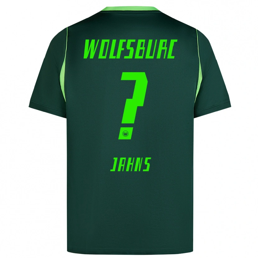 Danxen Hombre Camiseta Stefan Jahns #0 Verde Oscuro Blanco 1ª Equipación 2026/27 La Camisa México