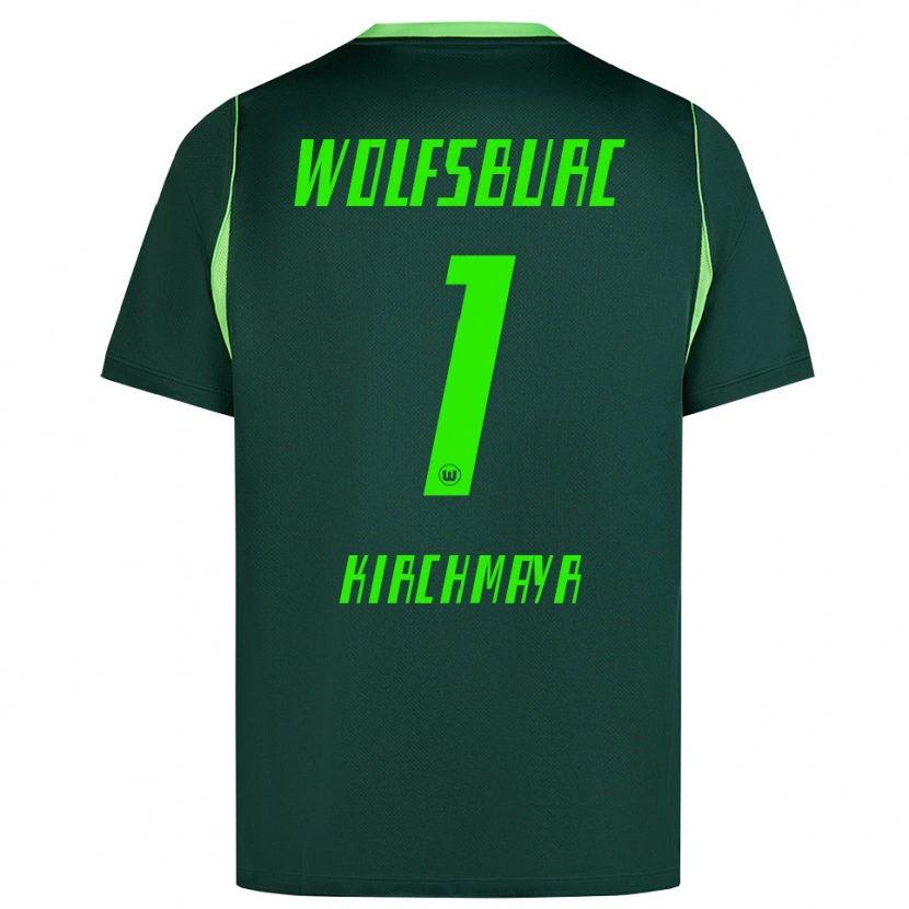 Danxen Hombre Camiseta Juri Kirchmayr #1 Verde Oscuro Blanco 1ª Equipación 2026/27 La Camisa México