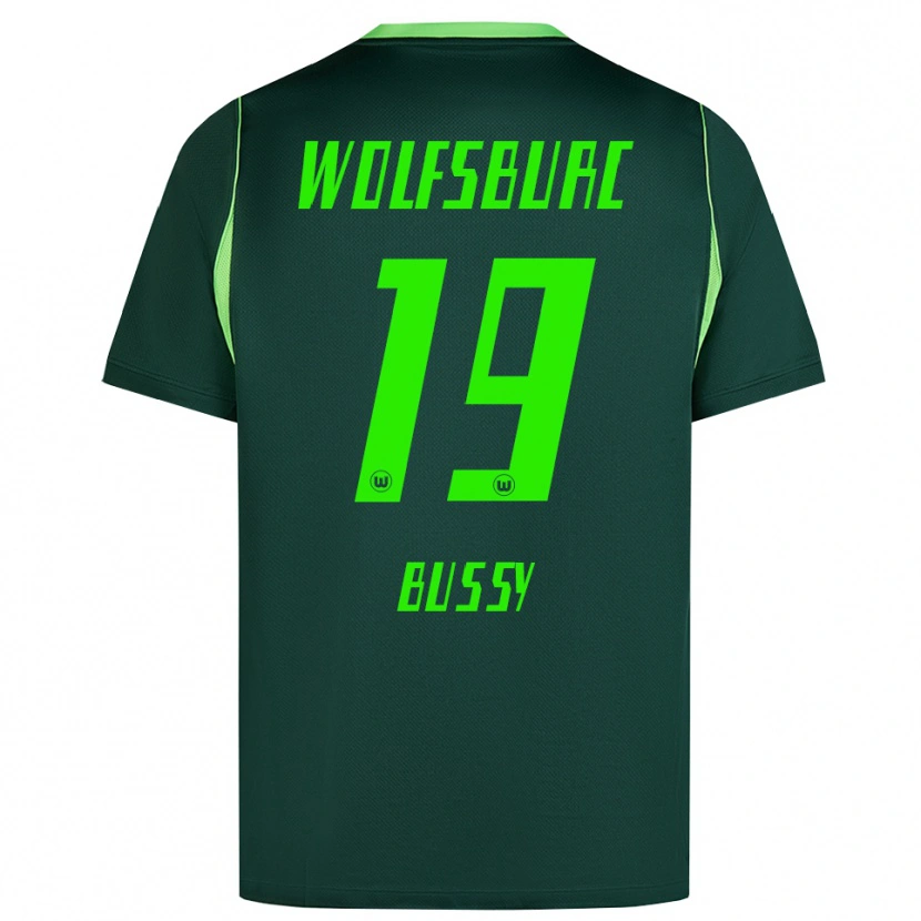 Danxen Hombre Camiseta Kessya Bussy #19 Verde Oscuro Blanco 1ª Equipación 2026/27 La Camisa México