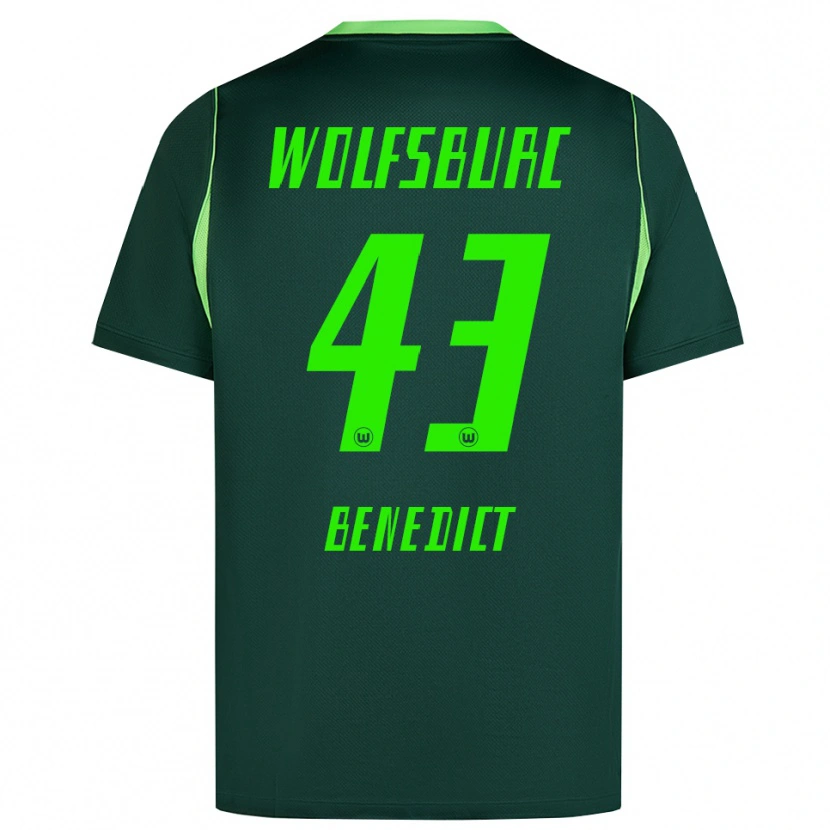 Danxen Hombre Camiseta Trevor Benedict #43 Verde Oscuro Blanco 1ª Equipación 2026/27 La Camisa México