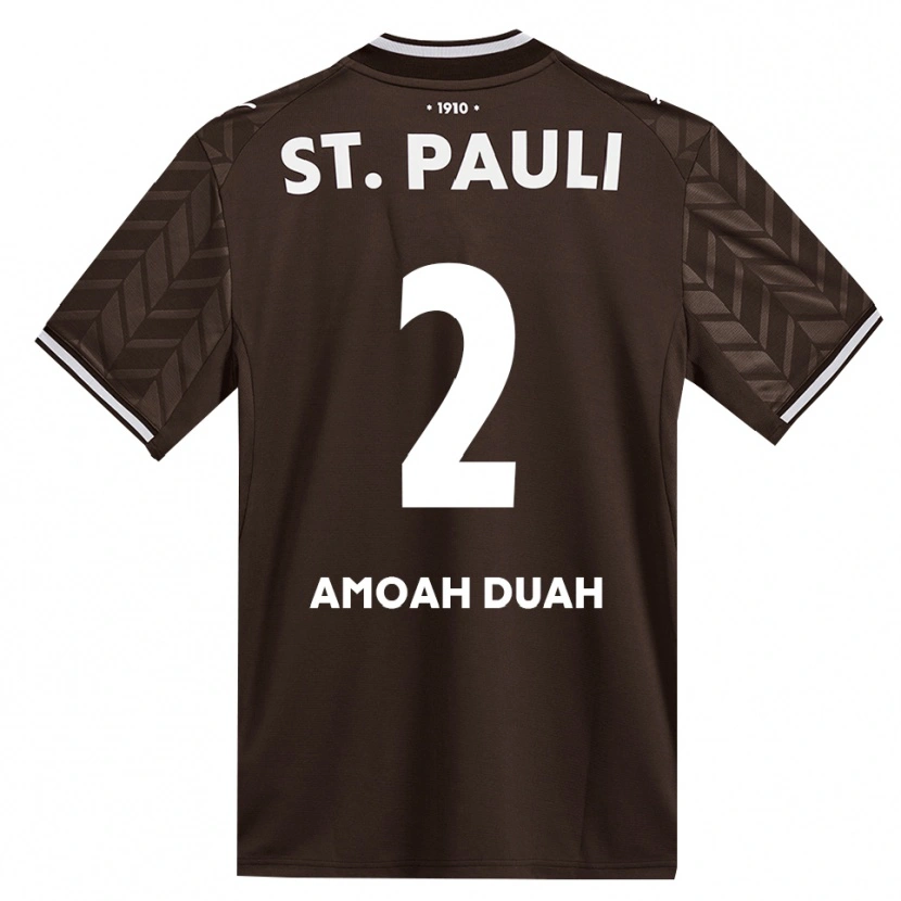 Danxen Hombre Camiseta Reuel Amoah Duah #2 Café Blanco 1ª Equipación 2026/27 La Camisa México