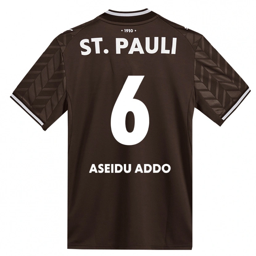 Danxen Hombre Camiseta Joel Addo #6 Café Blanco 1ª Equipación 2026/27 La Camisa México