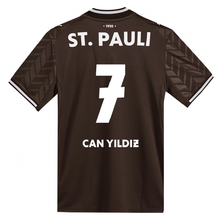 Danxen Hombre Camiseta Emre Can Yildiz #7 Café Blanco 1ª Equipación 2026/27 La Camisa México