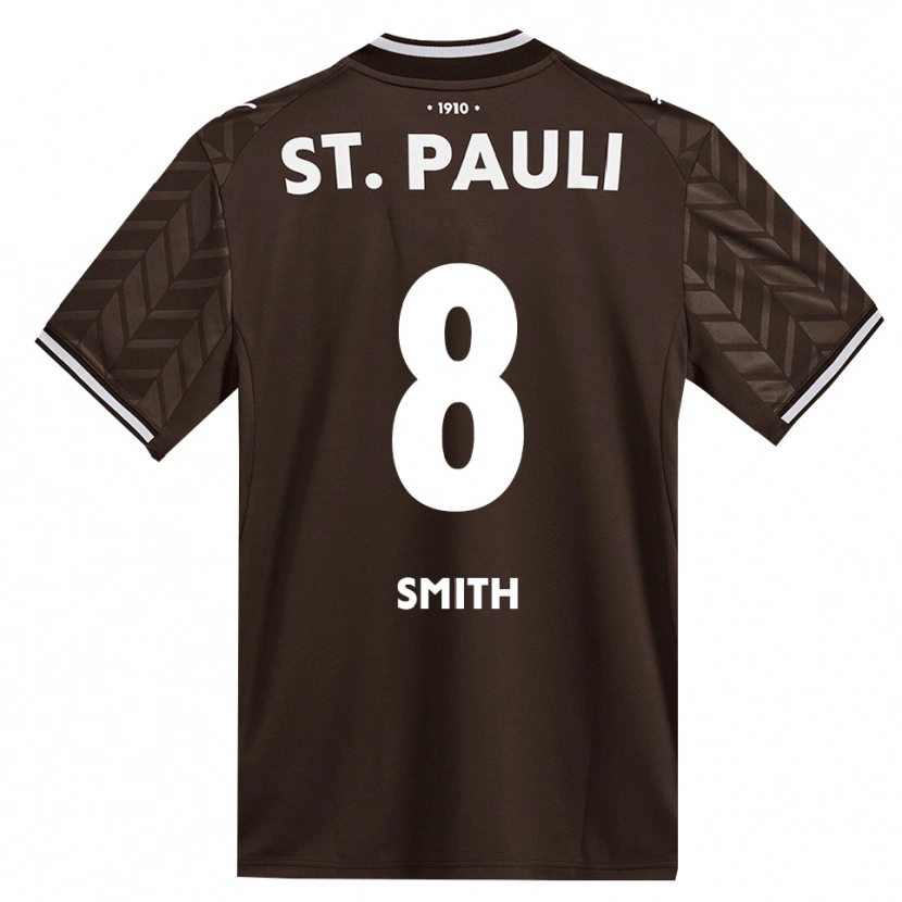 Danxen Hombre Camiseta Eric Smith #8 Café Blanco 1ª Equipación 2026/27 La Camisa México