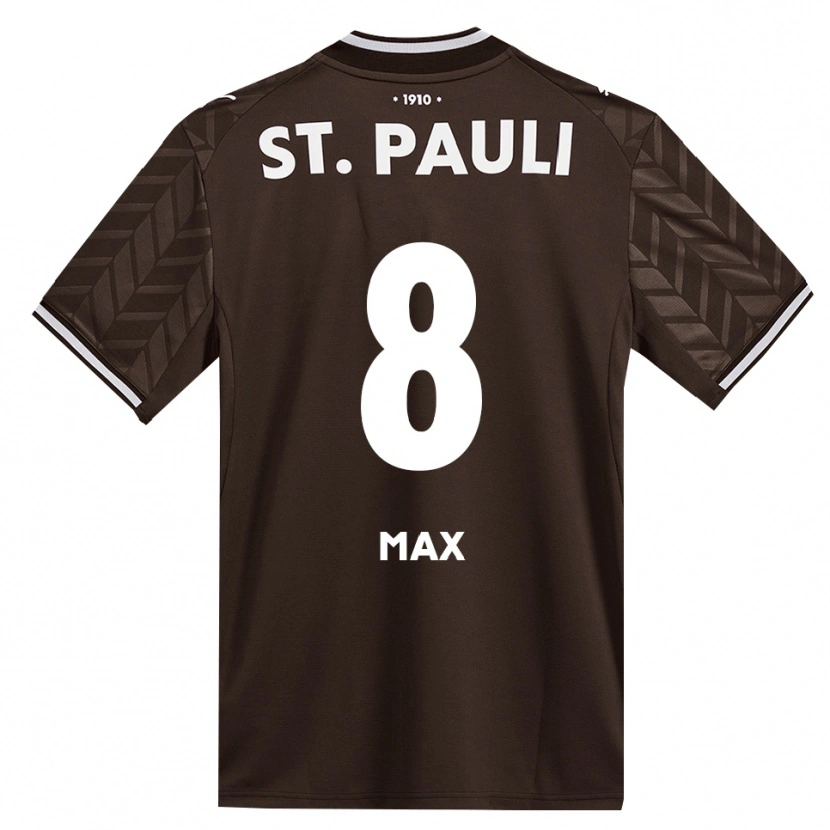 Danxen Hombre Camiseta Max Herrmann #8 Café Blanco 1ª Equipación 2026/27 La Camisa México