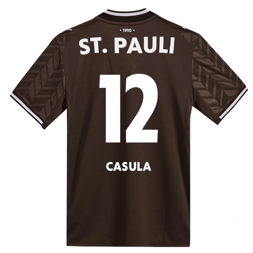 Danxen Hombre Camiseta David Casula #12 Café Blanco 1ª Equipación 2026/27 La Camisa México