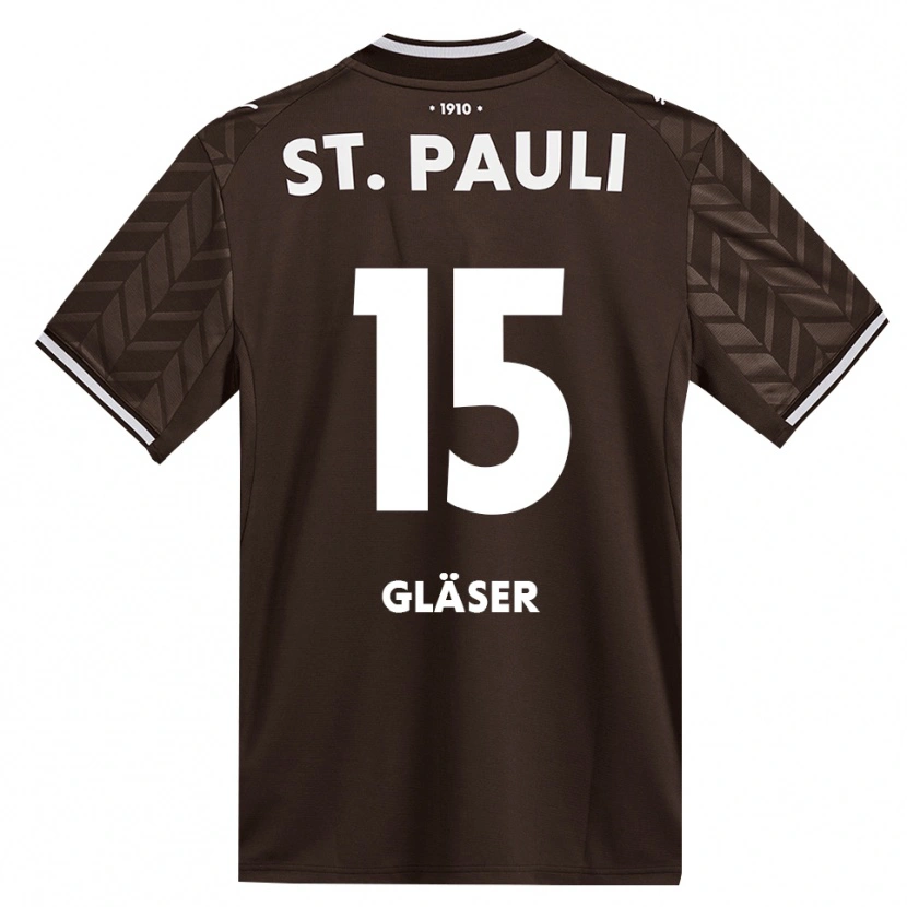 Danxen Hombre Camiseta Julian Gläser #15 Café Blanco 1ª Equipación 2026/27 La Camisa México