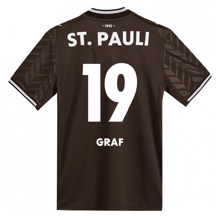 Danxen Hombre Camiseta Alexander Graf #19 Café Blanco 1ª Equipación 2026/27 La Camisa México