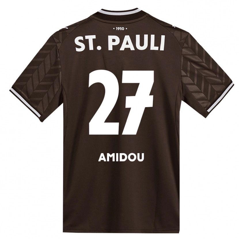 Danxen Hombre Camiseta Amir Amidou #27 Café Blanco 1ª Equipación 2026/27 La Camisa México