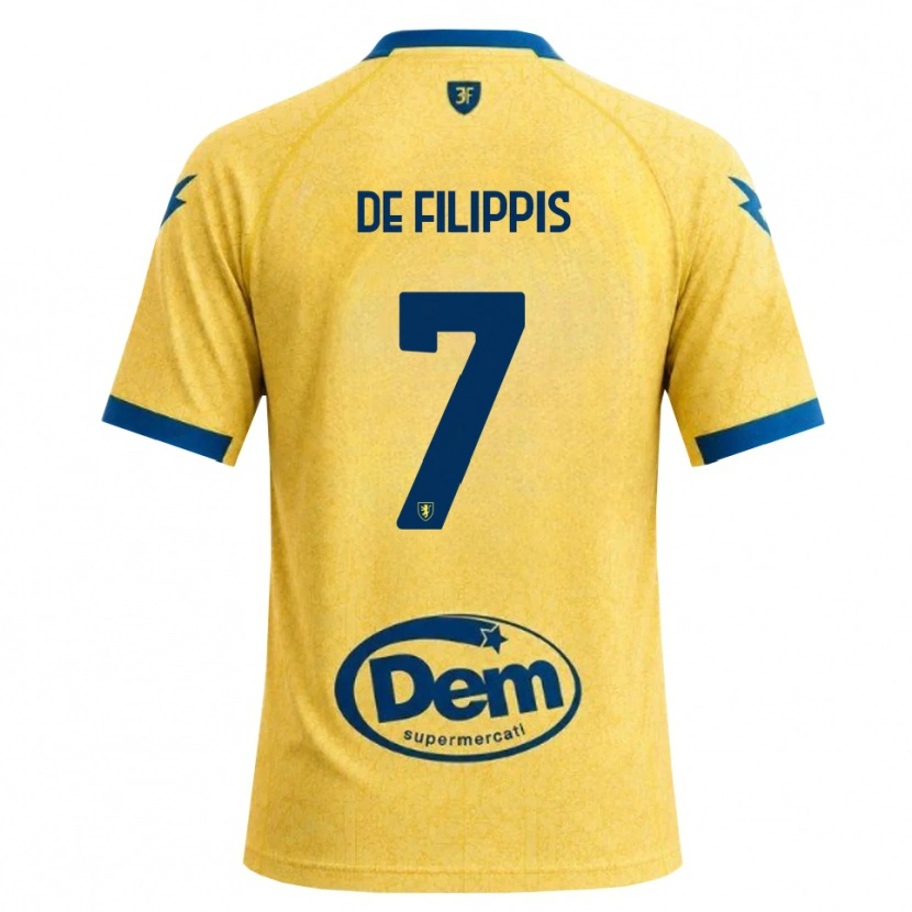 Danxen Hombre Camiseta Walter De Filippis #7 Caqui Negro Azul 1ª Equipación 2026/27 La Camisa México