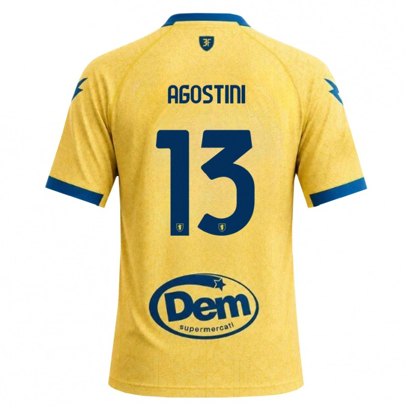 Danxen Hombre Camiseta Domenico Agostini #13 Caqui Negro Azul 1ª Equipación 2026/27 La Camisa México