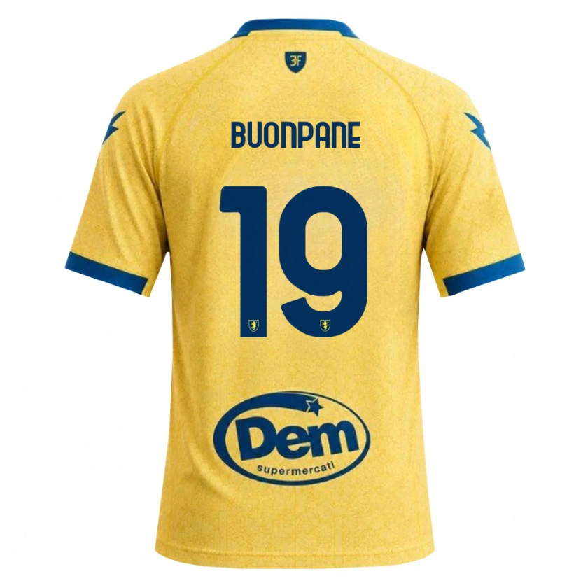 Danxen Hombre Camiseta Davide Buonpane #19 Caqui Negro Azul 1ª Equipación 2026/27 La Camisa México
