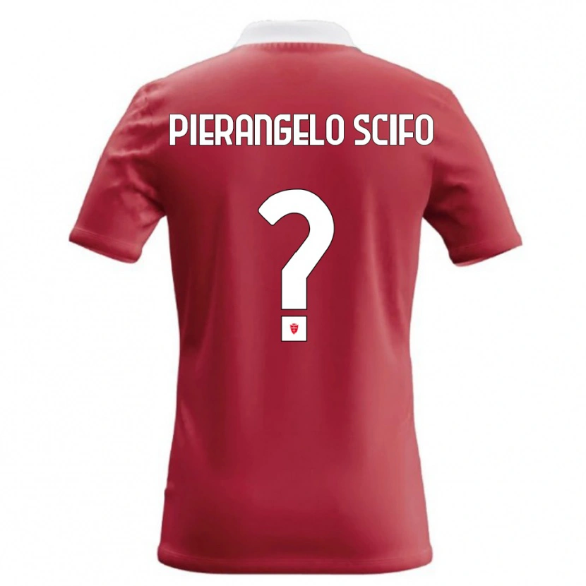 Danxen Hombre Camiseta Dennis Pierange Scifo #0 Rojo Blanco 1ª Equipación 2026/27 La Camisa México