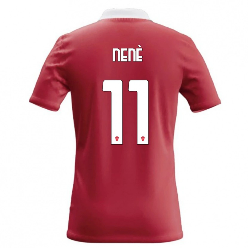 Danxen Hombre Camiseta Stephen Nenè #11 Rojo Blanco 1ª Equipación 2026/27 La Camisa México