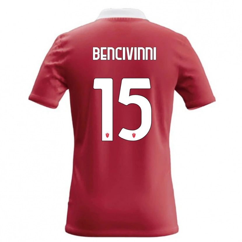 Danxen Hombre Camiseta Boris Bencivinni #15 Rojo Blanco 1ª Equipación 2026/27 La Camisa México