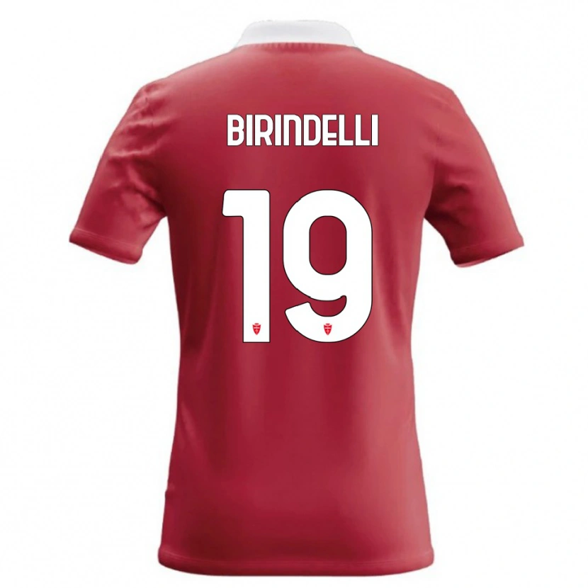 Danxen Hombre Camiseta Samuele Birindelli #19 Rojo Blanco 1ª Equipación 2026/27 La Camisa México