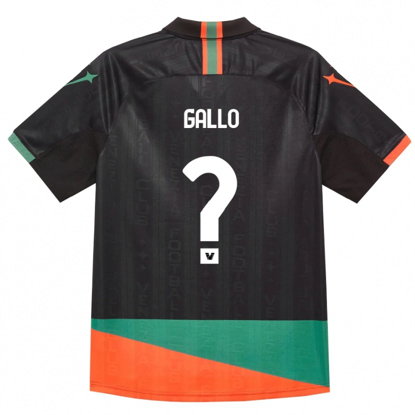 Danxen Hombre Camiseta Thomas Gallo #0 Negro Naranja Verde 1ª Equipación 2026/27 La Camisa México