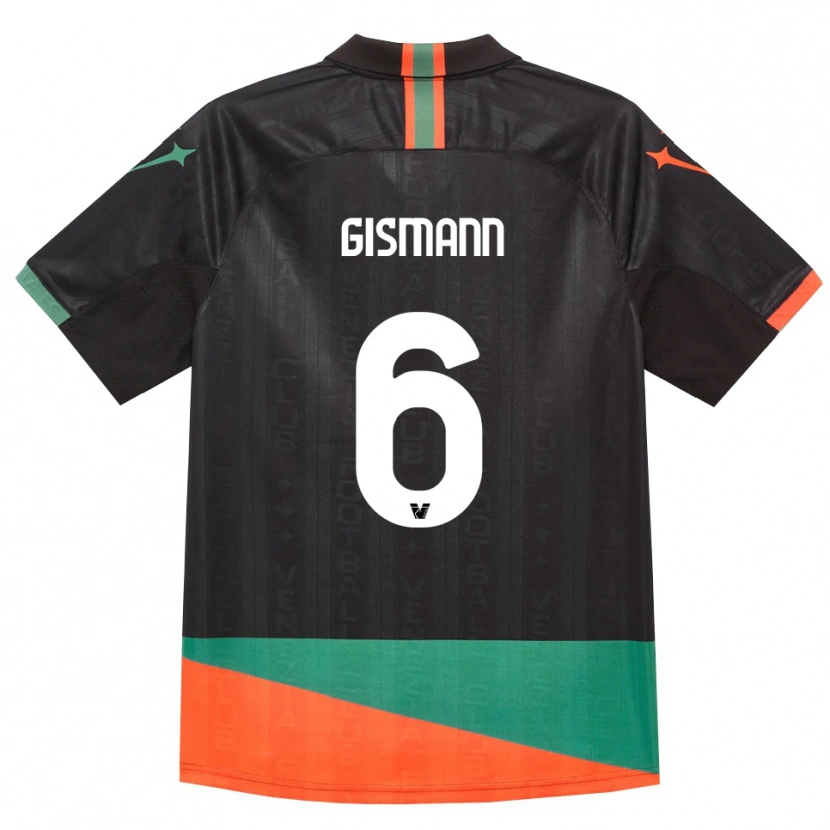 Danxen Hombre Camiseta Lynn Gismann #6 Negro Naranja Verde 1ª Equipación 2026/27 La Camisa México
