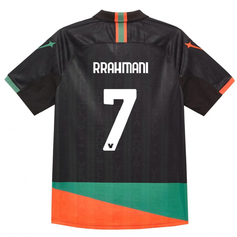 Danxen Hombre Camiseta Albion Rrahmani #7 Negro Naranja Verde 1ª Equipación 2026/27 La Camisa México