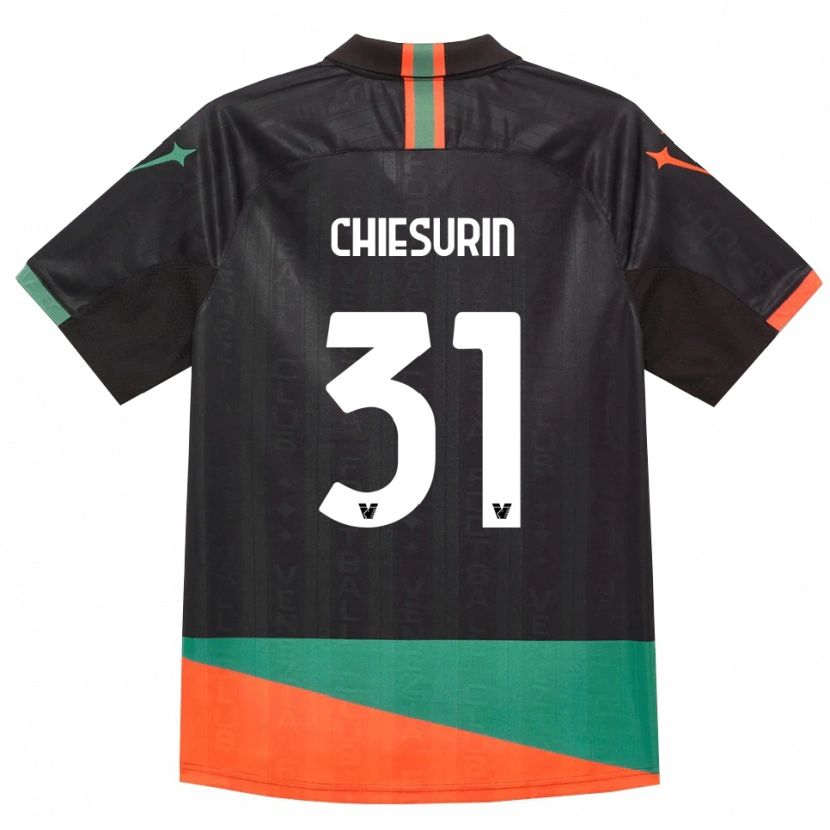 Danxen Hombre Camiseta Alberto Chiesurin #31 Negro Naranja Verde 1ª Equipación 2026/27 La Camisa México