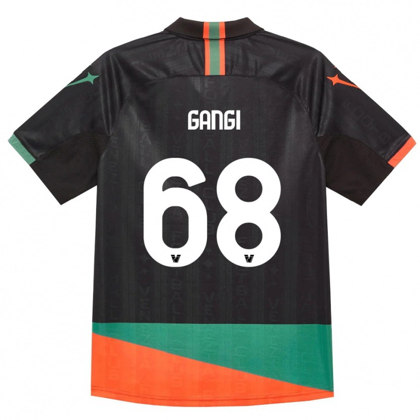 Danxen Hombre Camiseta Chiara Gangi #68 Negro Naranja Verde 1ª Equipación 2026/27 La Camisa México