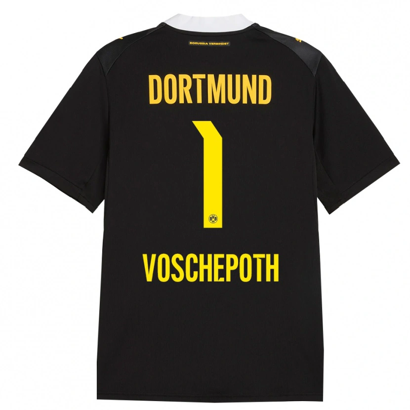 Danxen Hombre Camiseta Jan Voschepoth #1 Negro Rojo Amarillo 2ª Equipación 2026/27 La Camisa México