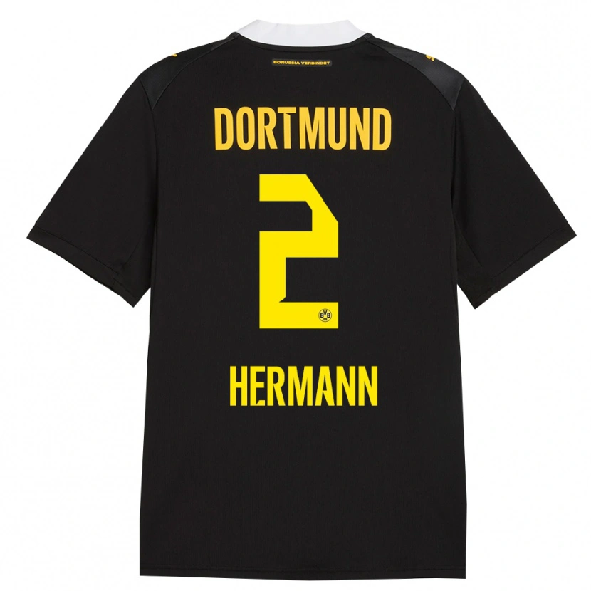 Danxen Hombre Camiseta Ben Hermann #2 Negro Rojo Amarillo 2ª Equipación 2026/27 La Camisa México