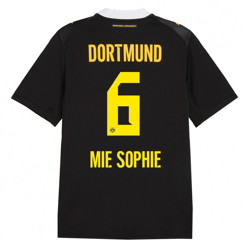 Danxen Hombre Camiseta Sando Mie Sophie #6 Negro Rojo Amarillo 2ª Equipación 2026/27 La Camisa México