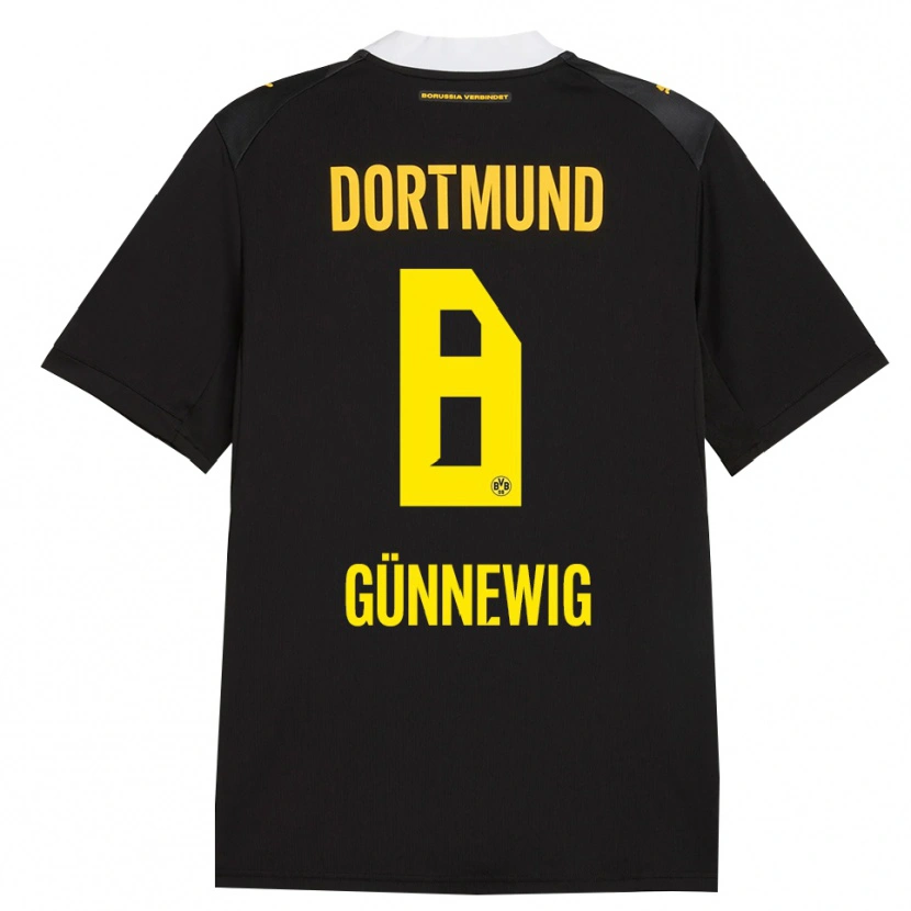 Danxen Hombre Camiseta Noreen Günnewig #8 Negro Rojo Amarillo 2ª Equipación 2026/27 La Camisa México