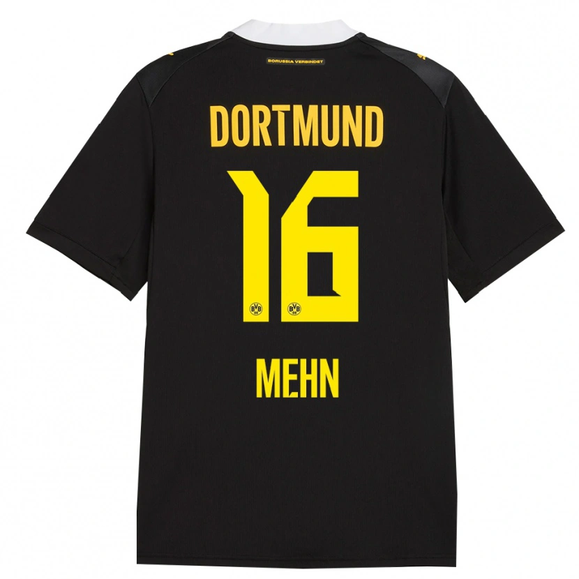 Danxen Hombre Camiseta Phil Josef Mehn #16 Negro Rojo Amarillo 2ª Equipación 2026/27 La Camisa México
