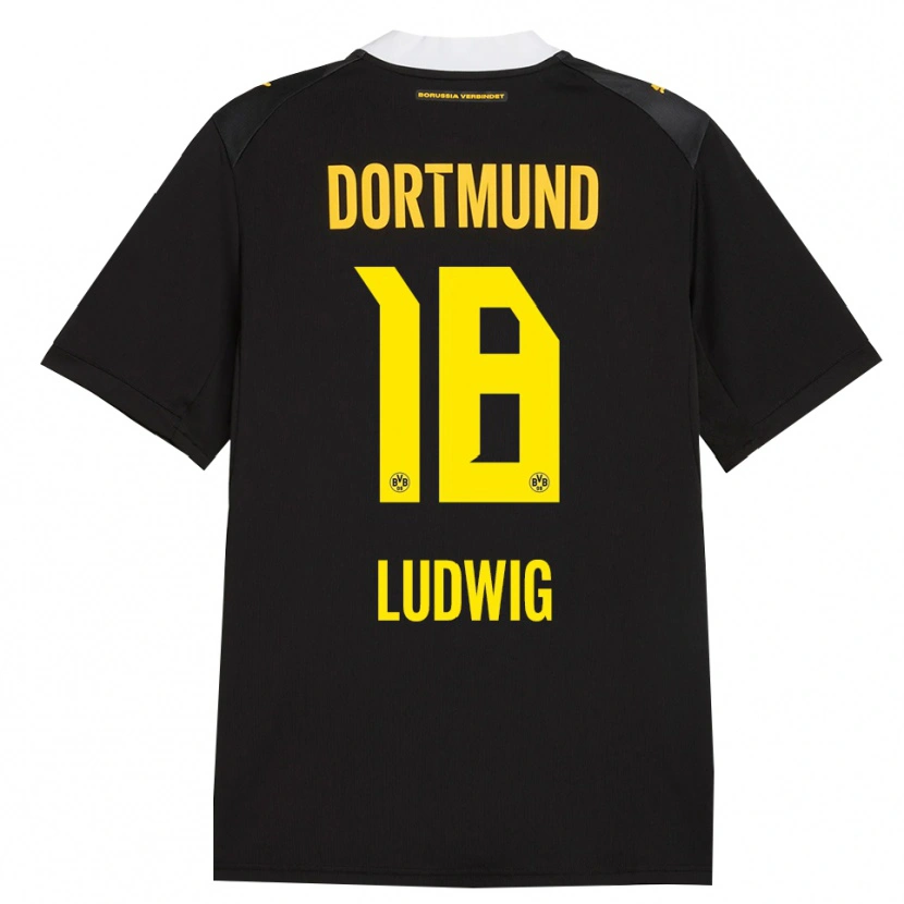 Danxen Hombre Camiseta Michel Ludwig #18 Negro Rojo Amarillo 2ª Equipación 2026/27 La Camisa México