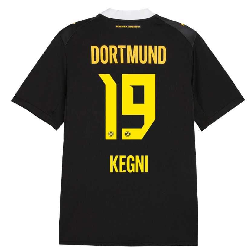 Danxen Hombre Camiseta Pharell Kegni #19 Negro Rojo Amarillo 2ª Equipación 2026/27 La Camisa México