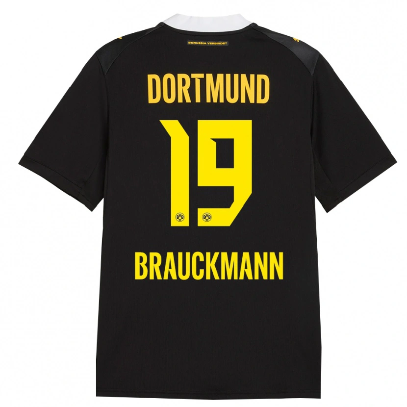 Danxen Hombre Camiseta Mats Brauckmann #19 Negro Rojo Amarillo 2ª Equipación 2026/27 La Camisa México