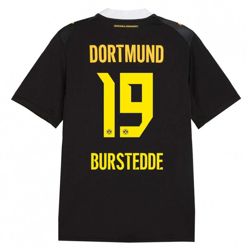 Danxen Hombre Camiseta Joshua Burstedde #19 Negro Rojo Amarillo 2ª Equipación 2026/27 La Camisa México