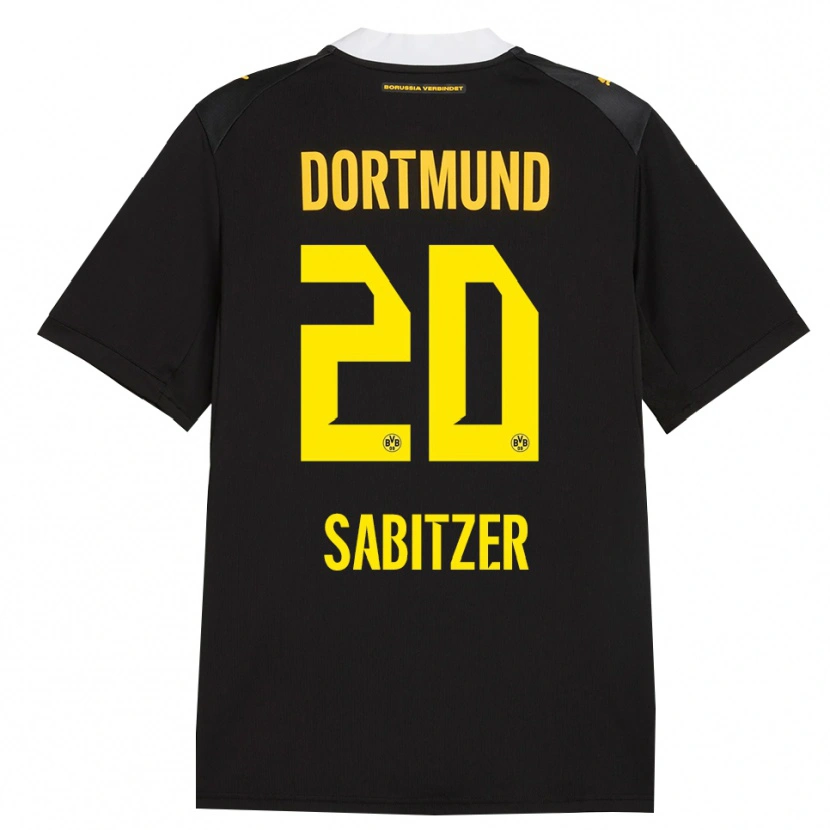 Danxen Hombre Camiseta Marcel Sabitzer #20 Negro Rojo Amarillo 2ª Equipación 2026/27 La Camisa México