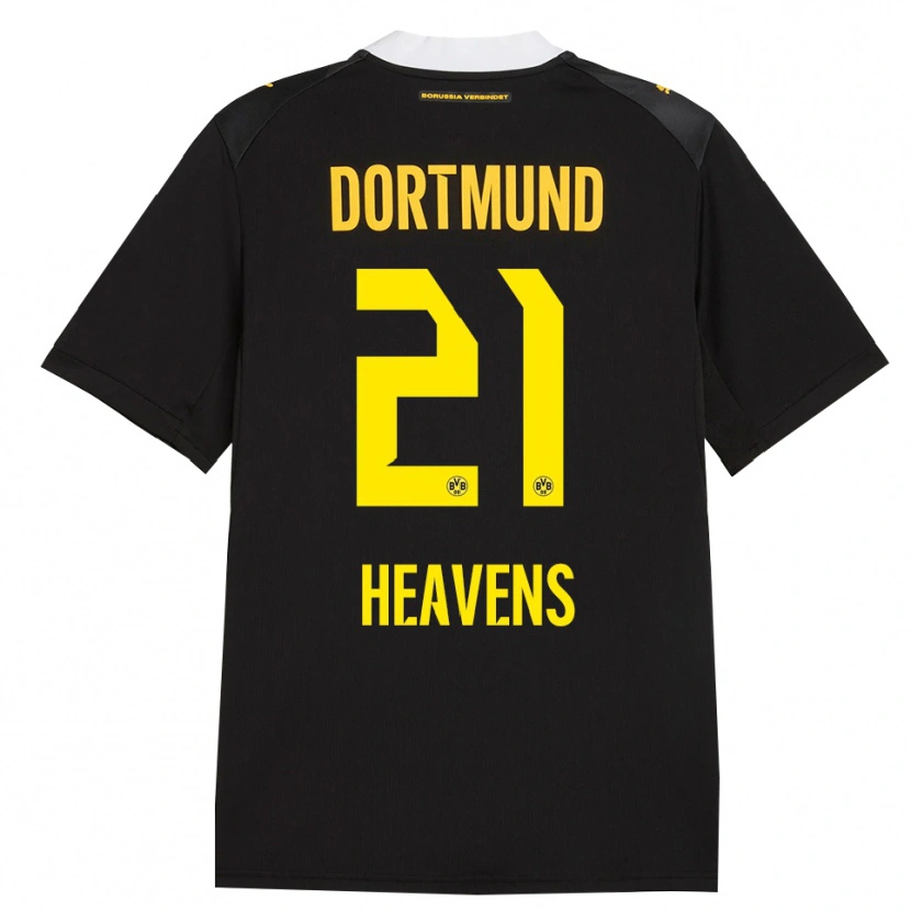 Danxen Hombre Camiseta Lukas Heavens #21 Negro Rojo Amarillo 2ª Equipación 2026/27 La Camisa México