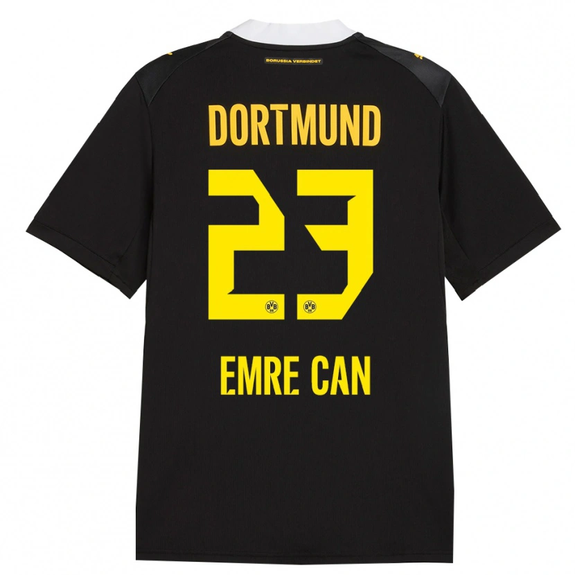 Danxen Hombre Camiseta Emre Can #23 Negro Rojo Amarillo 2ª Equipación 2026/27 La Camisa México