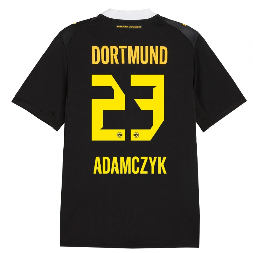 Danxen Hombre Camiseta Nico Adamczyk #23 Negro Rojo Amarillo 2ª Equipación 2026/27 La Camisa México